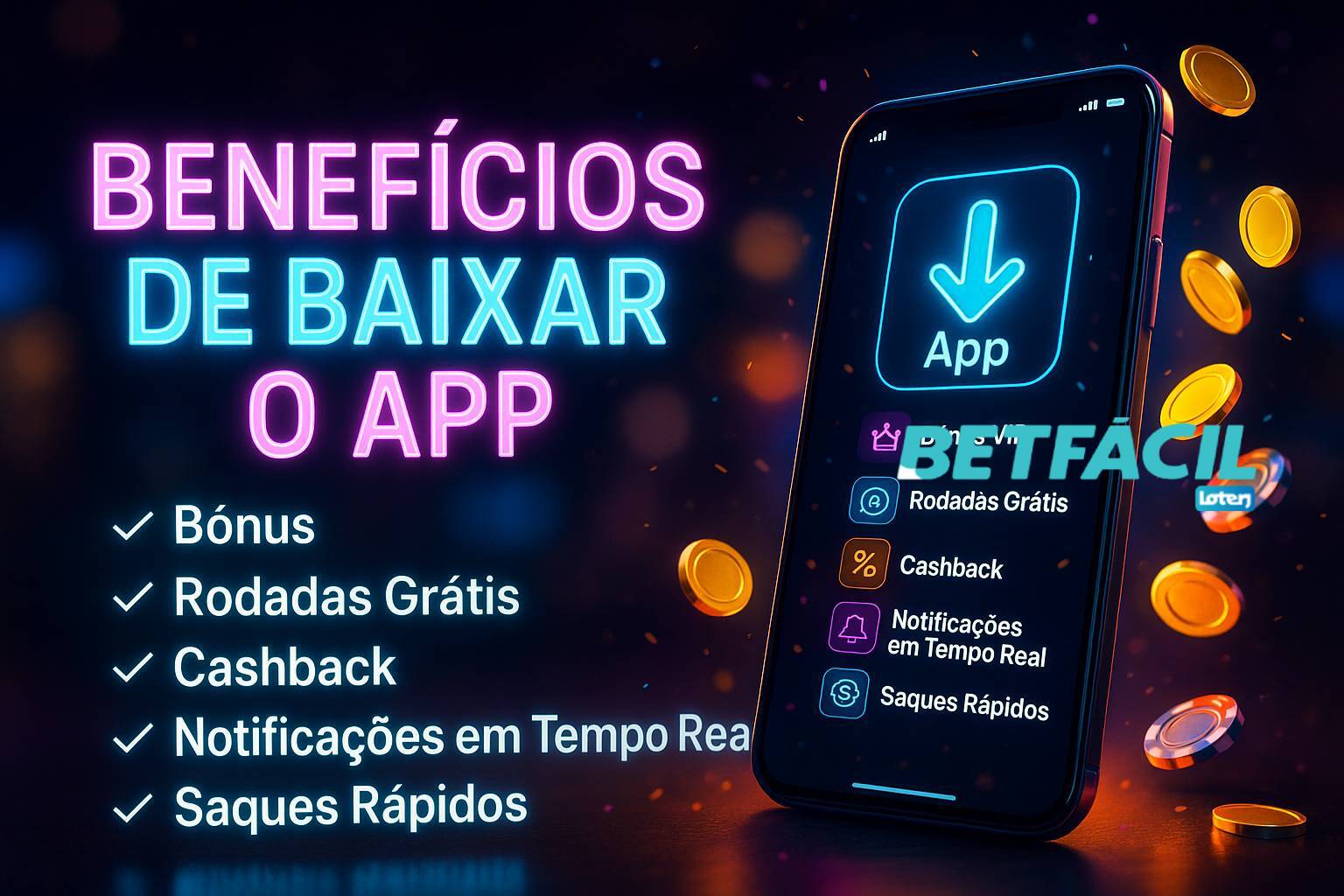 Benefícios do App